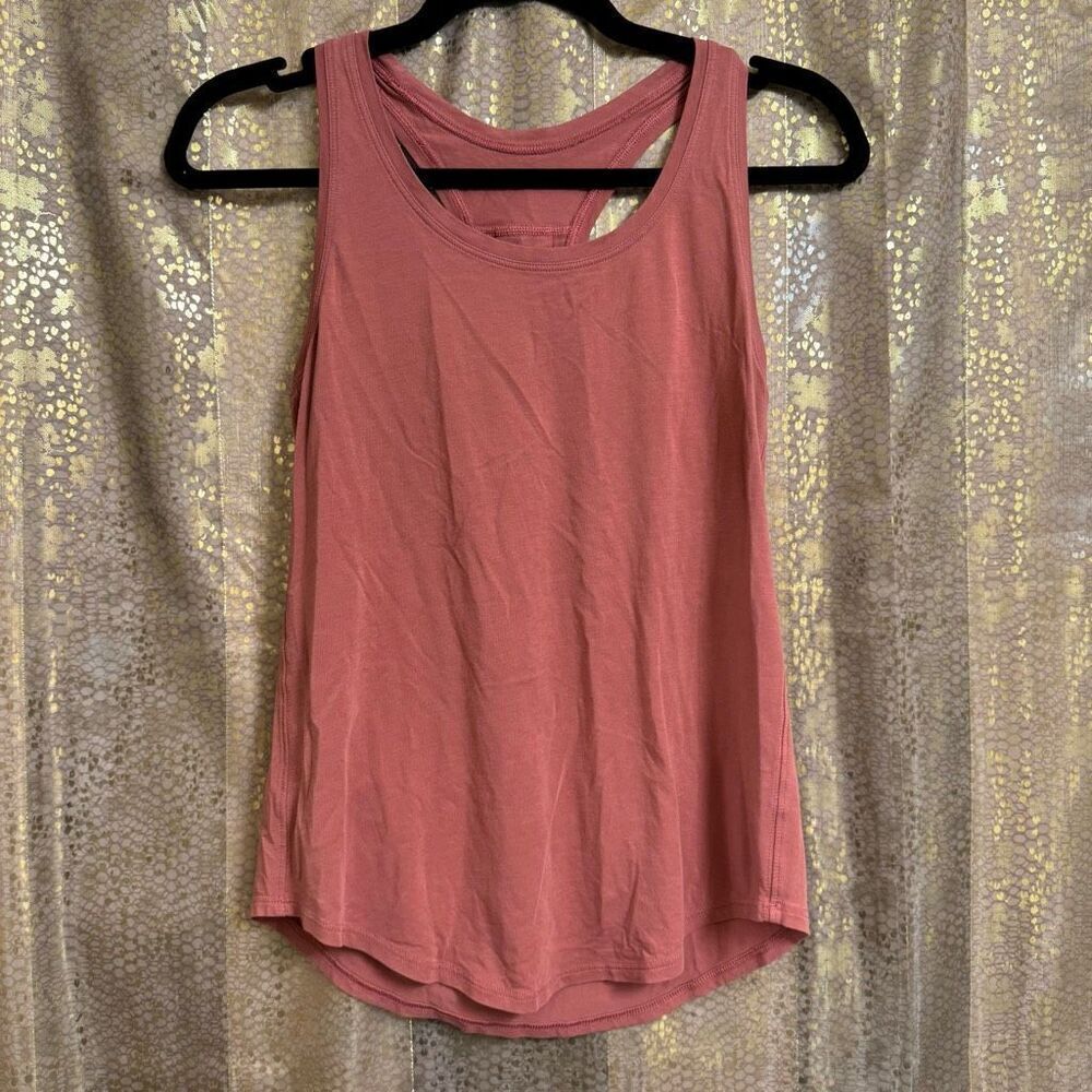 Lululemon Women's Love Tank Pleated Racerback Sleeveless Top Spiced Chai Small
